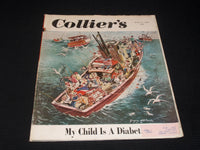 1949 JUNE 11 COLLIER'S MAGAZINE - VERY NICE FRONT COVER - E 5106