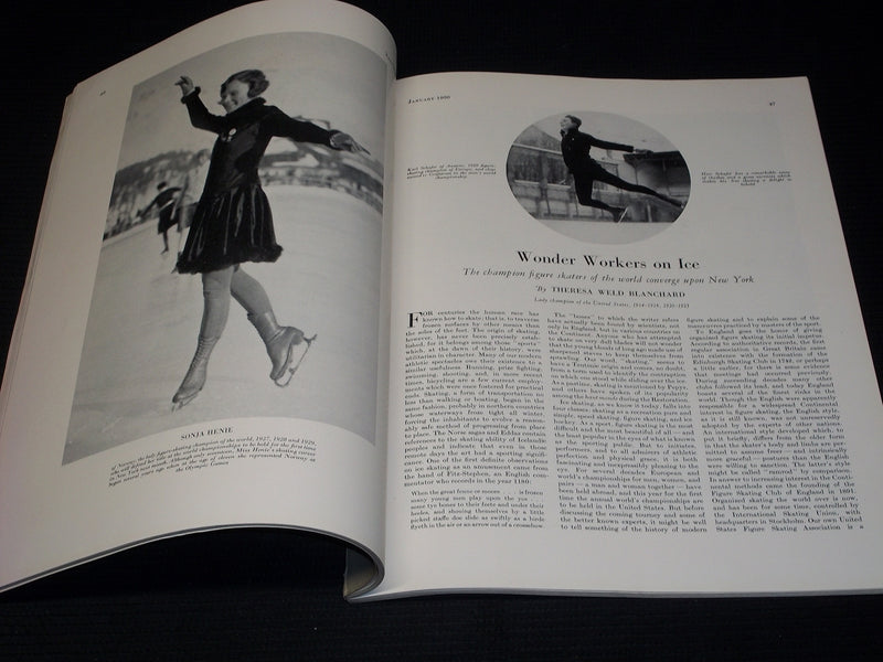 1930 JANUARY THE SPORTSMAN MAGAZINE NICE COVER & INSIDE SPORTS - E 4308