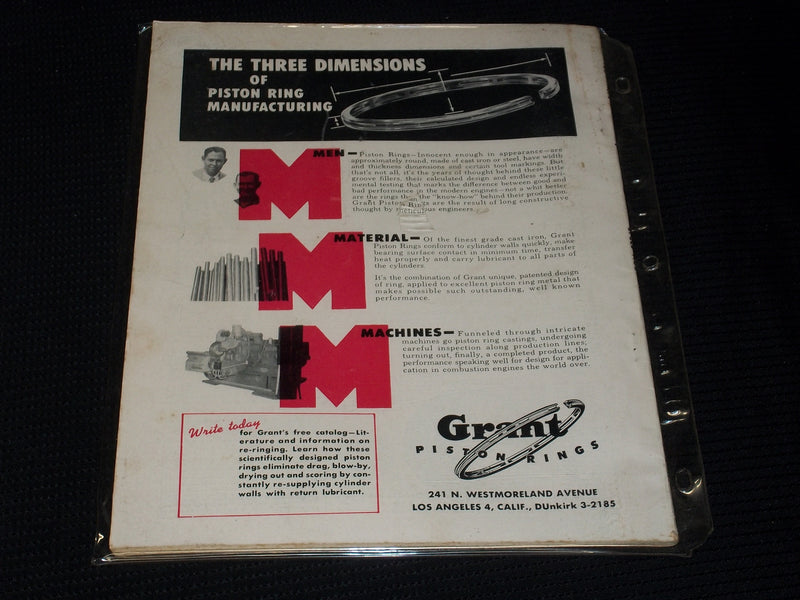 1953 JUNE SPEED AGE MAGAZINE - NICE RACING FRONT COVER - E 1995
