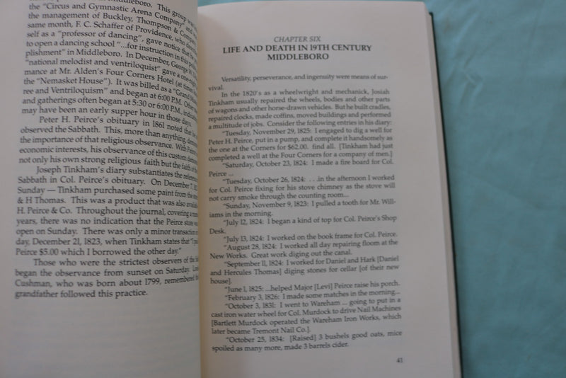 2001 COL. PETER H. PEIRCE, A PLYMOUTH COUNTY LIFE BY GEORGE C. DECAS - KD 9659