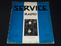 1937 OCTOBER SERVICE MAGAZINE - A-V-C SUPPRESSOR GRID FRONT COVER - E 6281