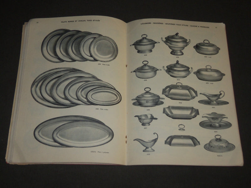 1926 RENÉ BAILLEUX ORFÈVRERIE D'ART EN MÉTAL ARGENTÉ FRENCH CATALOGUE - FR 368
