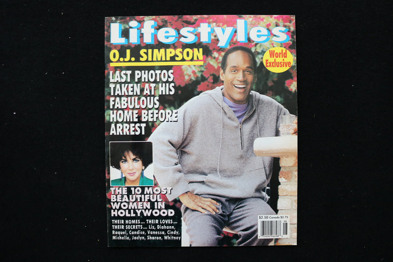 1992 LIFESTYLES MAGAZINE - O.J. SIMPSON COVER - E 24422