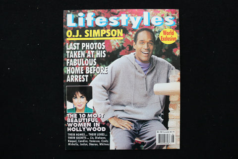 1992 LIFESTYLES MAGAZINE - O.J. SIMPSON COVER - E 24422