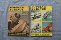 1943-1953 POPULAR SCIENCE & MECHANICS TODAY MAGAZINES- LOT OF 12 - O 3880