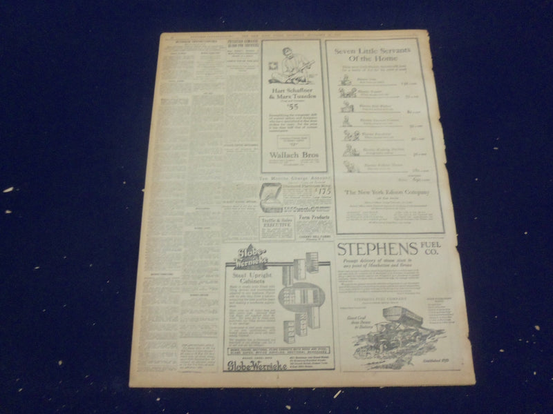 1922 NOVEMBER 23 NEW YORK TIMES - ALABAMA MINE EXPLOSION, 83 KILLED - NT 8438