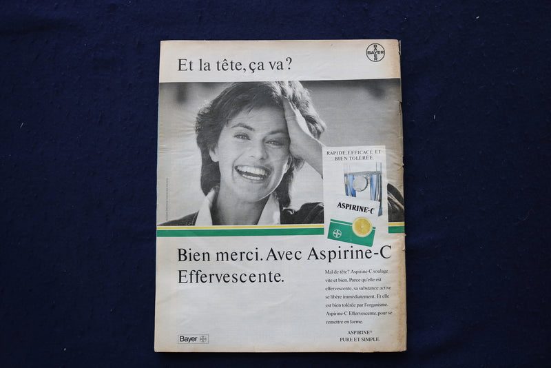 1987 MARCH 19 CINE TELE REVUE MAGAZINE - GEORGES MOUCHERON COVER - E 23557
