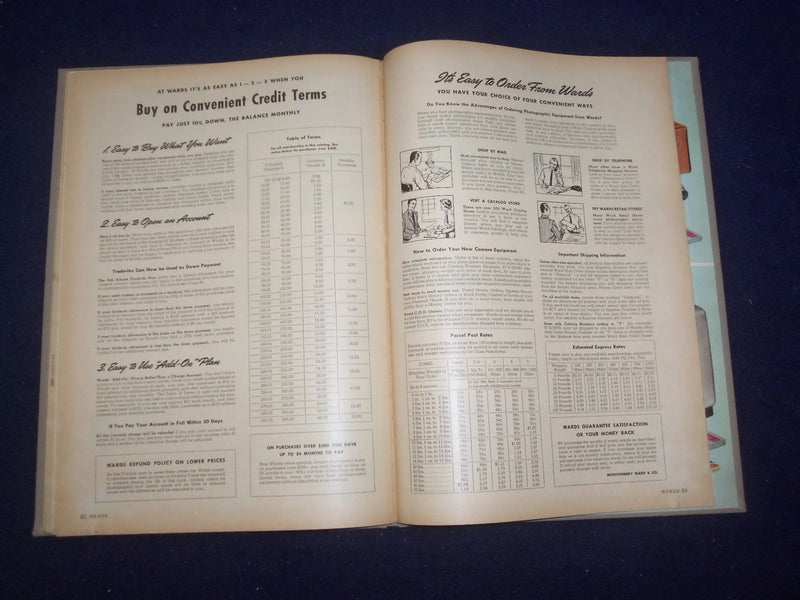 1957 MONTGOMERY WARD CAMERA SHOP CATALOG - HARDCOVER - R 96V