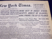 1947 APRIL 12 NEW YORK TIMES - MORE QUIT IN JERSEY STRIKE - NT 119