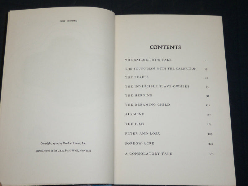 1942 WINTER'S TALES BY ISAK DINESEN BOOK - FIRST PRINTING - KD 5882