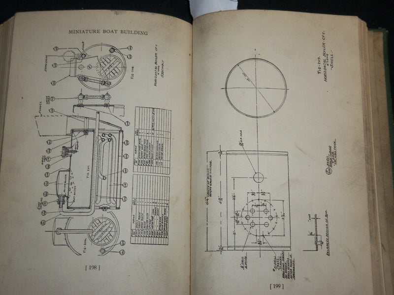 1928 MINIATURE BOAT BUILDING BOOK BY ALBERT C. LEITCH - NICE ILLUS. - KD 6635