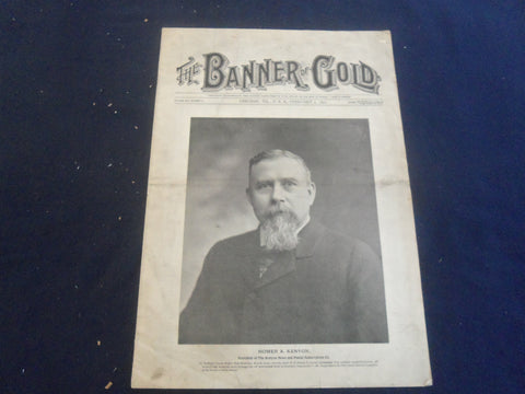 1898 FEBRUARY 5 THE BANNER OF GOLD MAGAZINE - HOMER A. KENYON COVER - B 2801V
