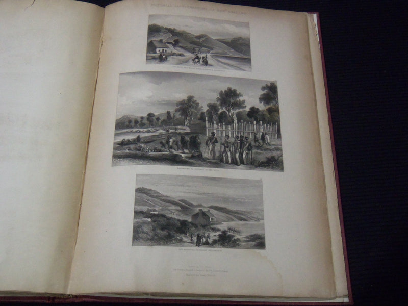 1847 PICTORIAL ILLUSTRATIONS OF NEW ZEALAND VOLUME - S. C. BREES - Z 246