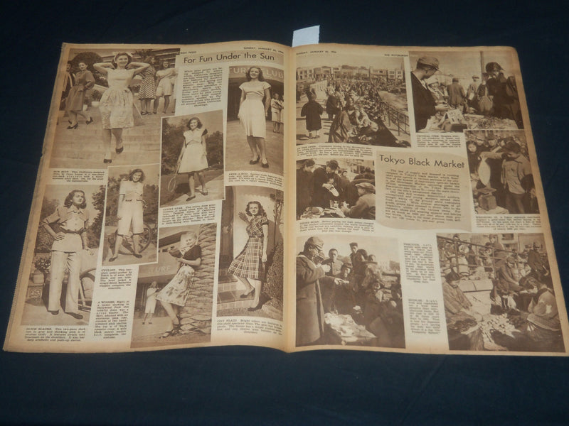 1946 JANUARY 20 THE PITTSBURGH PRESS SUNDAY ROTO SECTION - MT. LEBANON - NP 4462