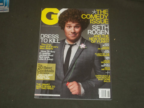 2008 AUGUST GQ MAGAZINE - SETH ROGEN - B 2697