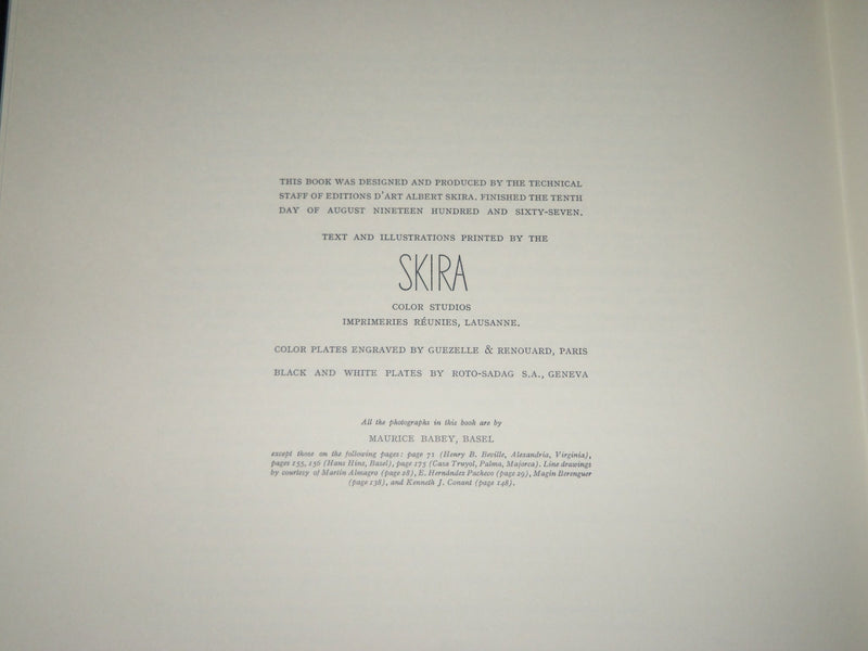 1967 TREASURES OF SPAIN ALTAMIRA BOOK BY J. M. PITA ANDRA DE - D 310