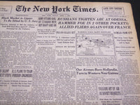 1944 APRIL 7 NEW YORK TIMES - RUSSIANS TIGHTEN ARC AT ODESSA - NT 4325