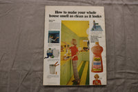 1972 APRIL WOMAN'S DAY MAGAZINE - EASTER BUNNY AND EGGS COVER - B 1113W
