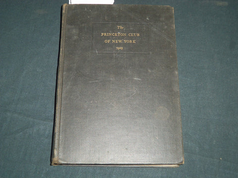 1929 ANNUAL OF THE PRINCETON CLUB OF NEW YORK - PRINCETON NEW JERSEY - KD 5720