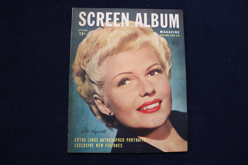 1948 SPRING SCREEN ALBUM MAGAZINE - RITA HAYWORTH COVER - E 12778