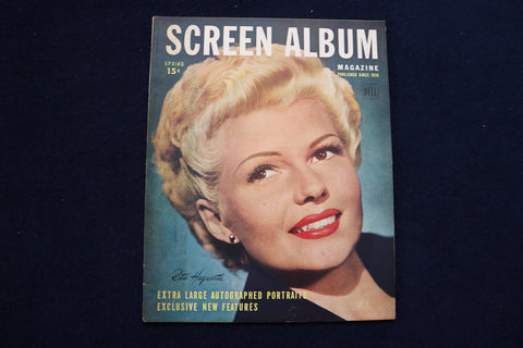 1948 SPRING SCREEN ALBUM MAGAZINE - RITA HAYWORTH COVER - E 12778