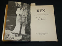 1975 REX AN AUTOBIOGRAPHY HARDCOVER BOOK INSCRIBED BY REX HARRISON - D 453