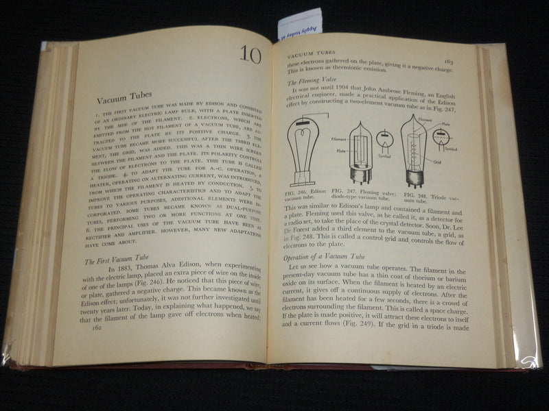 1947 PRINCIPLES OF RADIO FOR OPERATORS HARDCOVER BOOK BY RALPH ATHERTON- KD 7471