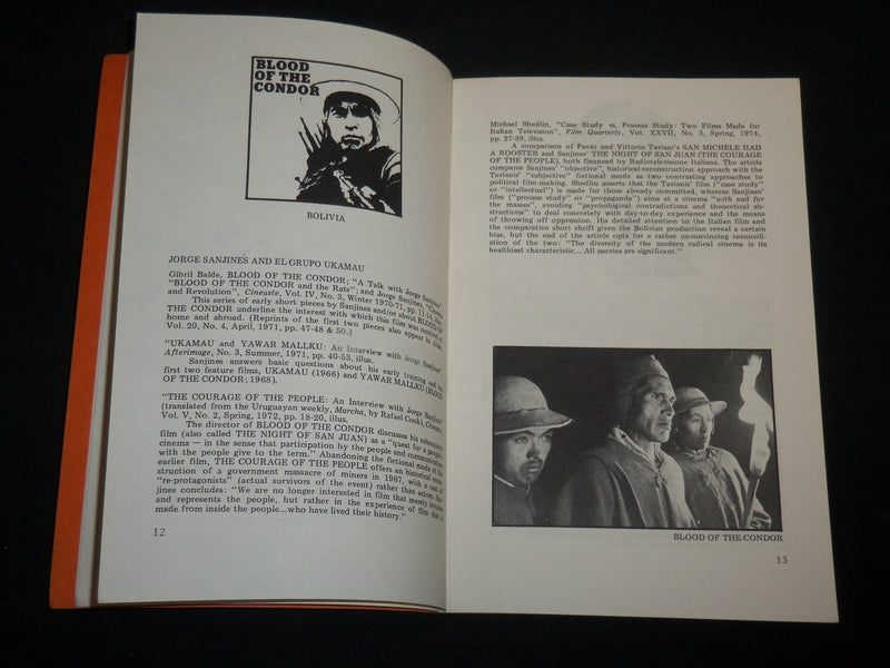 1976 THE NEW LATIN AMERICAN CINEMA BOOK BY JUILIANNE BURTON - J 6604