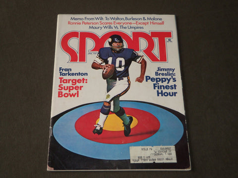 1975 JANUARY SPORT MAGAZINE - FRAN TARKENTON COVER - CW 408