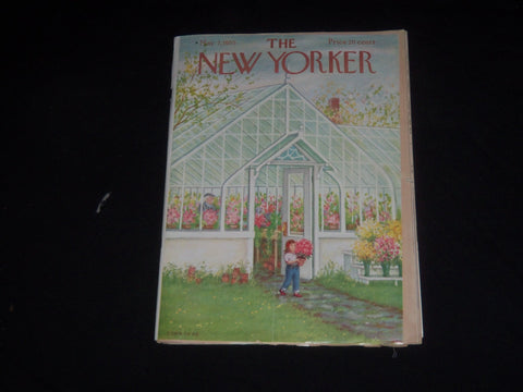 1955 MAY 7 THE NEW YORKER MAGAZINE - ILLUSTRATED COVER - NY 513