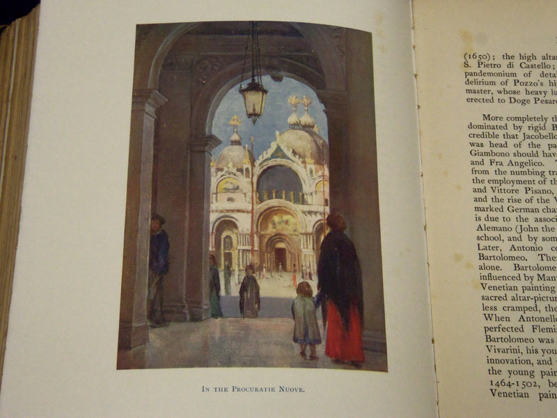 1904 VENICE AND ITS STORY BY T. OKEY THIRD EDITION BOOK - COLOR ILLUS. - KD 3496