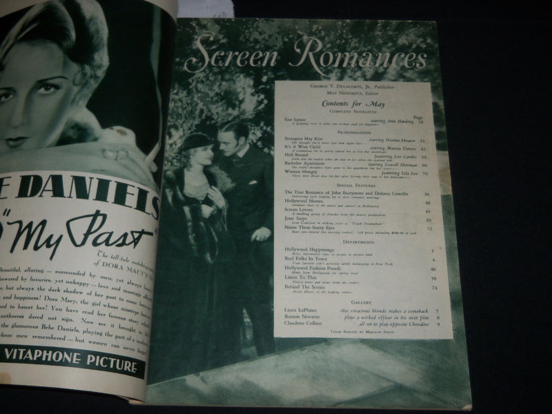 1931 MAY SCREEN ROMANCES MOVIE MAGAZINE - ANN HARDING COVER - M 435