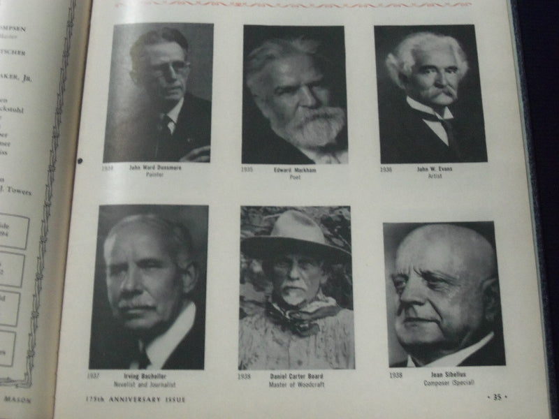 1956 EMPIRE STATE MASON BOOK - 175TH ANNIVERSARY ISSUE - GRAND LODGE - KD 2265