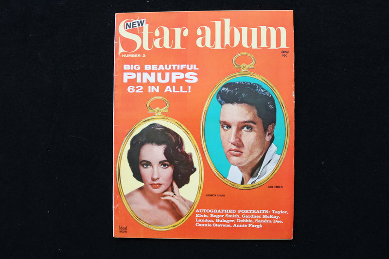 1961 MARCH NEW STAR ALBUM MAGAZINE - MARILYN MONROE BACK COVER & INSIDE- E 24374
