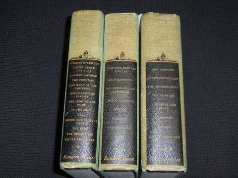 1928-1934 THE PLAYS OF EUGENE O'NEILL BOXED SET OF 3 - THIRD PRINTING - KD 5402I