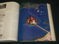 1929 NOV-1930 OCT TRAVEL MAGAZINE BOUND VOLUME - GREAT COVERS - KD 5991
