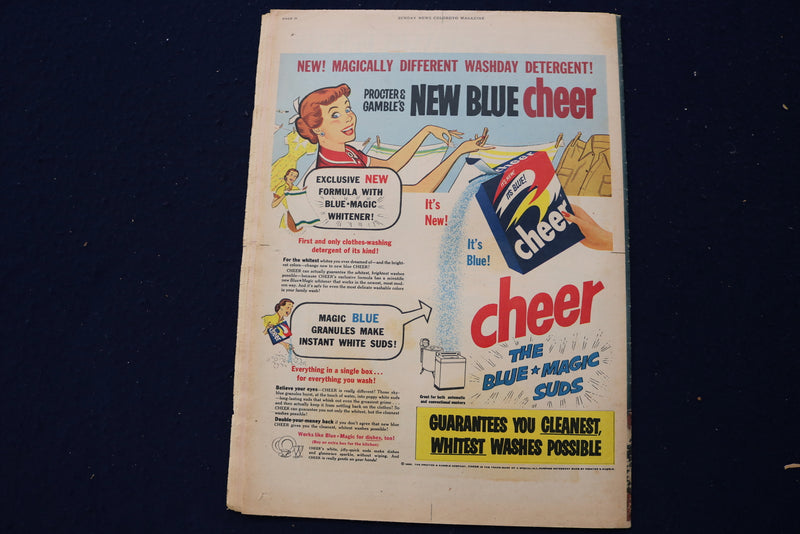 1953 MAY 3 SUNDAY NEWS PICTURE -TERRY MOORE - LUCY-DESI - MARTIN-LEWIS - E 22775