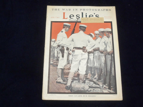 1917 MARCH 1 LESLIE'S WEEKLY MAGAZINE - SHORE GUARDS - ST 6133