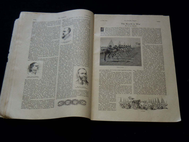 1894 JUNE 9 THE OUTLOOK MAGAZINE - OUTING NUMBER - NICE ILLUSTRATIONS - SP 3254A