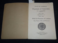 1921 WILD FIRE RESOURCES OF LOUISIANA DEPT OF CONSERVATION M. ALEXANDER- J 8716