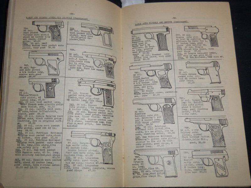 1940'S ROBERT ABELS ANTIQUE FIREARMS & EDGED WEAPONS CATALOG NO. 25 - J 8598