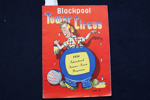 1954 BLACKPOOL TOWER CURCUS SOFTCOVER PROGRAM - K 607