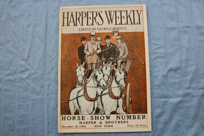 1905 NOVEMBER 18 HARPER'S WEEKLY MAGAZINE - HORSE SHOW NUMBER - E 26450
