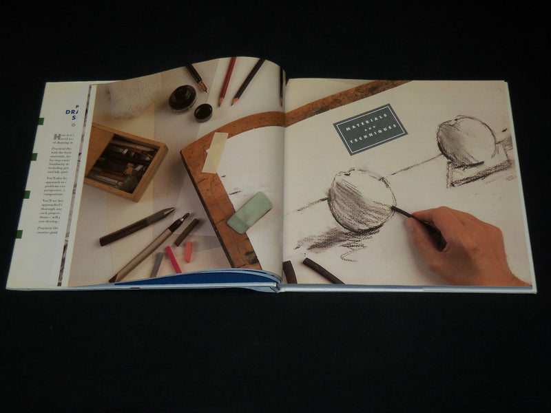 1995 PRACTICAL DRAWING AND SKETCHING HARDCOVER BOOK BY GERALD WOODS - I 1922
