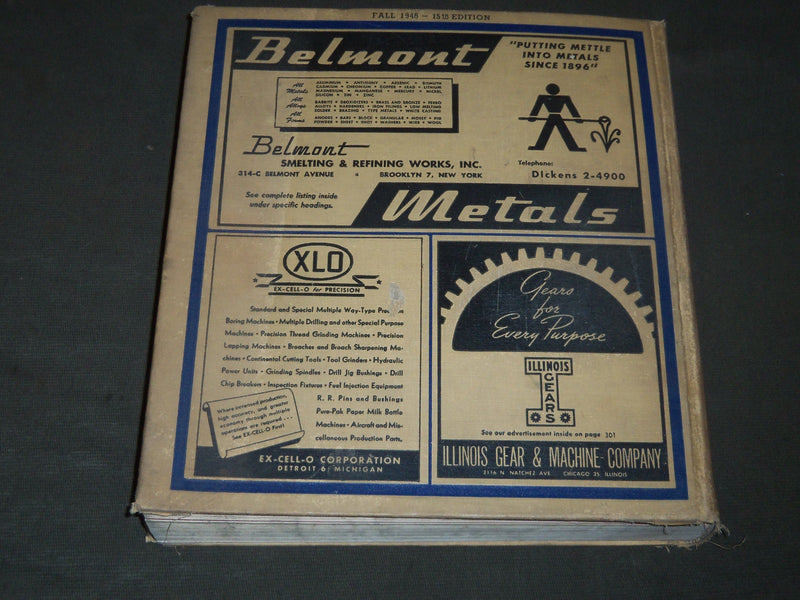 1948 FALL CONOVER-MAST PURCHASING DIRECTORY 15TH EDITION VOLUME 8 - KD 3396H