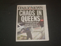 2021 AUGUST 2 NEW YORK DAILY NEWS NEWSPAPER - CHAOS IN QUEENS