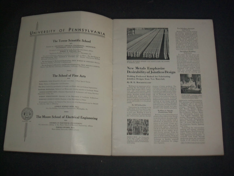 1935 JAN THE PENNSYLVANIA TRIANGLE MAGAZINE-UNIVERSITY OF PENNSYLVANIA- B 6223