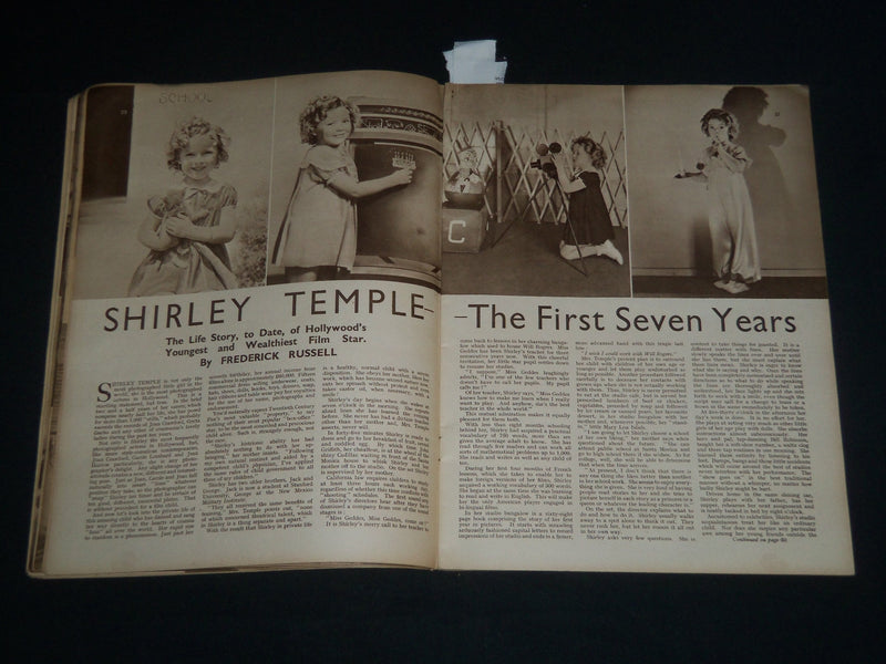 1936 SCREEN PICTORIAL SUMMER ANNUAL MAGAZINE - PUB. IN U. K - J 4178