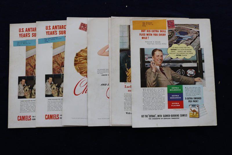 1940 THE WISCONSIN OCTOPUS MAGAZINE - UNIVERSITY OF WISCONSIN -LOT OF 6 - O 3398