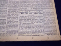 1949 NOV 13 NEW YORK TIMES - OHIO STATE STUDENT SHOT & KILLED BOTTOM - NT 2981